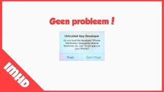 Hoe moet je een app vertrouwen op IOS? [Werkt ook voor iOS 13]