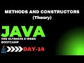 Methods and Constructors in Java | Object-Oriented Programming Basics