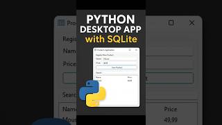 💻 Build a Python Tkinter App with SQLite (Search, Edit, Export CSV!) #python #pythonprojects