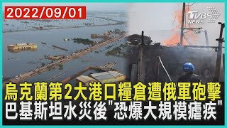 烏克蘭第2大港口糧倉遭俄軍砲擊 巴基斯坦水災後「恐爆大規模瘧疾」   十點不一樣 20220901