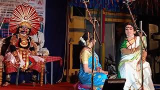 ವಿ ಜಲವಳ್ಳಿ ಶ್ರಂಗಾರ ರಾವಣನಾಗಿಅಮೋಘ ಅಭಿನಯ👌YAKSHAGANA,Moodubelle, V Jalavalli Shashikant Shetty 👍