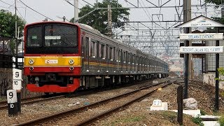 2019/12/05 【ジャカルタ】 205系 ハエ25編成 マンガライ駅 | Jakarta: JR East 205 Series BOO144 Set at Manggarai