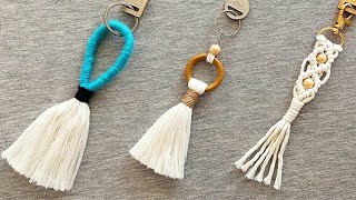 DIY como hacer LLAVEROS en MACRAMÉ | DIY Macrame Keychains