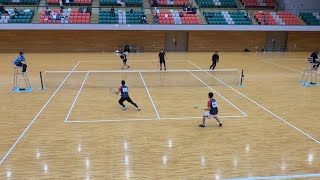 【東北インドア】草野・佐藤（磐城三和STC・二本松クラブ）VS 石塚・宮守（やまがクラブ）