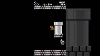 How To Properly Wall Jump in Super Mario Bros. NES #smb #walljump #glitch #speedrun #mario #nes #fun
