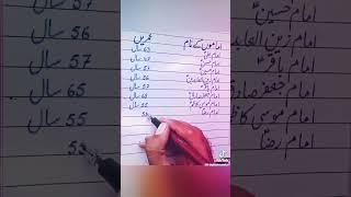 12 imam ke naam #viral #video #allhah