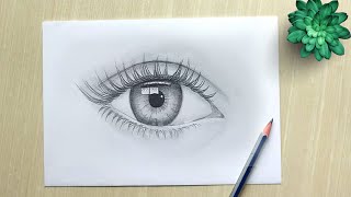 Eye How to Draw Eyes | Realistic Eye Drawing Easy