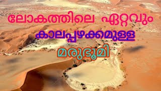 ലോകത്തിലെ ഏറ്റവും കാലപ്പഴക്കമുള്ള മരുഭൂമി | Namib Desert in Malayalam | Blue Crystals