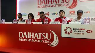 Pemaparan Sekjen PBSI, M Fadhil Imran Jelang Indonesia Masters 2023