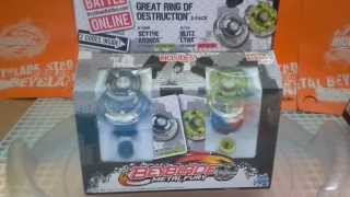 Beyblade: Metal Fury Great Ring Of Destruction 2-Pack Unboxing