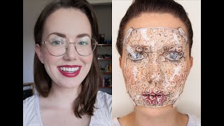 Bubble Wrap Makeup Illusion!