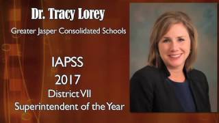 Dr. Tracy Lorey - District VII - 2017 Superintendent of the Year | IAPSS