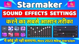 Starmaker Custom Setting 2023 | Best Custom Effects Setting | Custom Setting Kaise Kare 2023