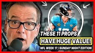 I Analyzed Every NFL Week 17 Game — Here’s 11 Props That I LOVE (as a Prop Betting Expert)