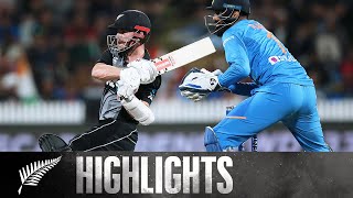 Williamson 95 off 48, Sharma Heroics | FULL HIGHLIGHTS | BLACKCAPS v India - 3rd T20, 2020