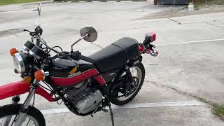 1978 Honda XL 350 walk around and start up video