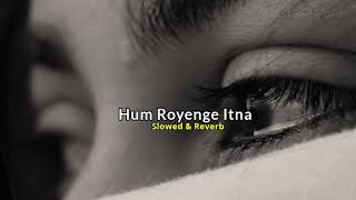 Hum Royenge Itna🌼Slowed & Reverb🤍🥀#song#viral#humroyengeitna