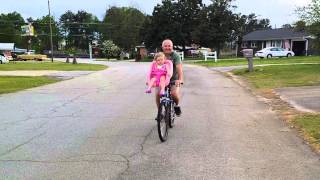 Aidynn and Keagan biking