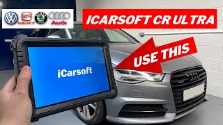 Audi Glowplug, ABS \u0026 Airbag Diagnose \u0026 Reset Procedure with iCarsoft CR ULTRA