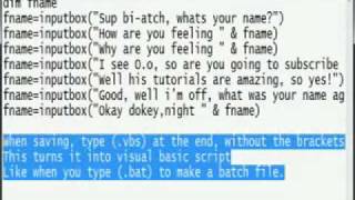 TheCodeGeekGuy | Tutorial | How to make a chatbox using Vis