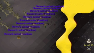 Opening 10 Medium Clue Caskets At Once! (Dangerous)
