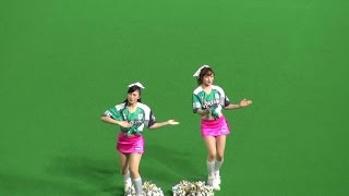 160514 勝利のジンギスカンダンスを踊るファイターズガール小林羽蘭さん