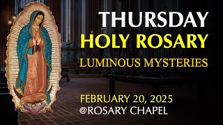 THURSDAY ROSARY for PEACE in your Family | Luminous Mysteries