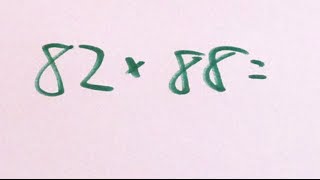 Multiply 2 digit numbers IN YOUR HEAD: simple scenarios