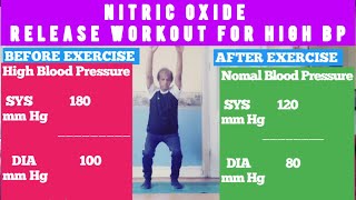 Nitric Oxide(NO) Release Exercises For Reducing High Blood Pressure || GET ACTIVE with Sunny