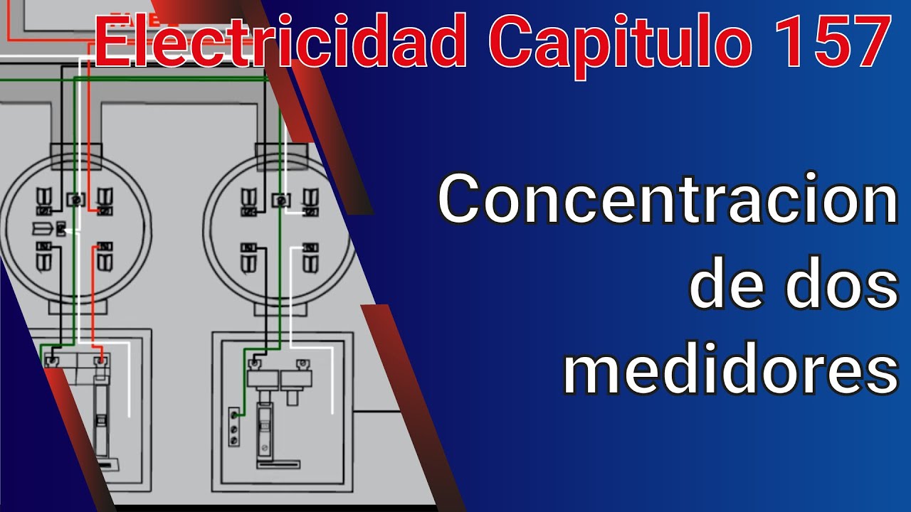 Concentracion De Dos Medidores. Curso De Una Instalacion Electrica Cap ...