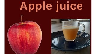 Apple juice || ಸೇಬು ಹಣ್ಣಿನ ಜ್ಯೂಸು