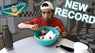 Fat Elvis GIANT Ice Cream SUNDAE | New RECORD time!!!