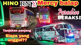 TRIP HR 065 PARADISE ||KETIKA HINO DAN MERCY ADU KEKUATAN DI TANJAKAN PANJANG|| SIAPA YG KUAT??