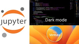 How to install dark mode on #Jupyter Notebook in your #MacBook in 2022?