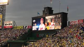 2019.7.13 マイナビオールスターゲーム2019 セ・リーグスタメン発表 阪神甲子園球場