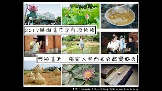 【2017桃園蓮花季-荷浪桃桃】觀音蓮花季限定旅程|樂遊蓮池．獨家大宅門布袋戲變臉秀