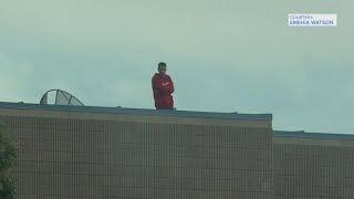Man found on roof of Alief ISD elementary school, district says