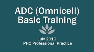 Omnicell Basic Training PHC 2016