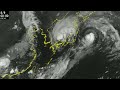 台風9号10号 2021 8 気象レーダー・気象衛星ひまわり typhoon lupit mirinae