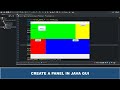 Java GUI Crash Course Tutorial #7 - Create a Panel using JPanel Class and Methods in Java GUI