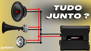 You can connect the TWEETER HORN and SPEAKER together UPMOTORS