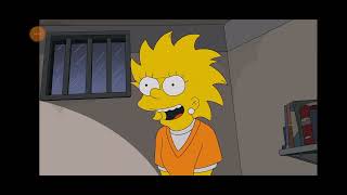 Los Simpsons - Lisa Mata A Bob Patiño - S35E05 - Treehouse of Horror XXXIV #lossimpson