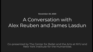 A Conversation with Alex Reuben and James Lasdun