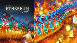 The "Ethereum" : Python-X Friends : Siri's NFT Art ( Blender + Python Script)