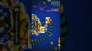 🐍 Worms Zone little big snake suddenly get enlarge kill nonstop epic moments #shorts #wormszone