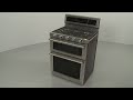 KitchenAid Double Oven Gas Range Disassembly – Model KFGD500ESS04