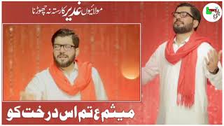 Ghadeer Ka Rasta Na Chorna | Mir Hasan Mir | Eid e Ghadeer Manqabat 2021 | WhatsApp Status