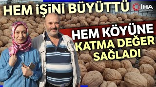 Ceviz Üretimi Yapan Kadın Girişimcinin Hedefi Büyümek