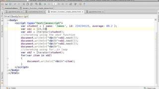 The Iterator Function in JavaScript