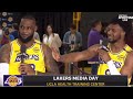 Bronny & LeBron James jokingly ARGUE & go at each other during NBA MEDIA DAY! LOL!